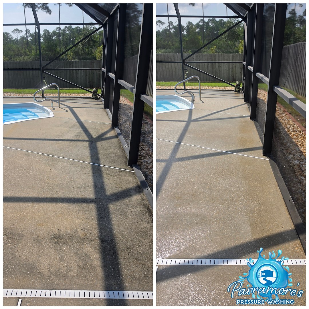 Pressure Washing Driveway Cleaning Pool Deck Cleaning in Gulf Breeze Florida