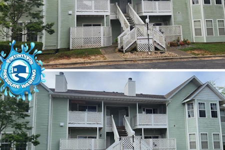Apartment Pressure Washing